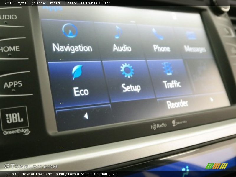Blizzard Pearl White / Black 2015 Toyota Highlander Limited