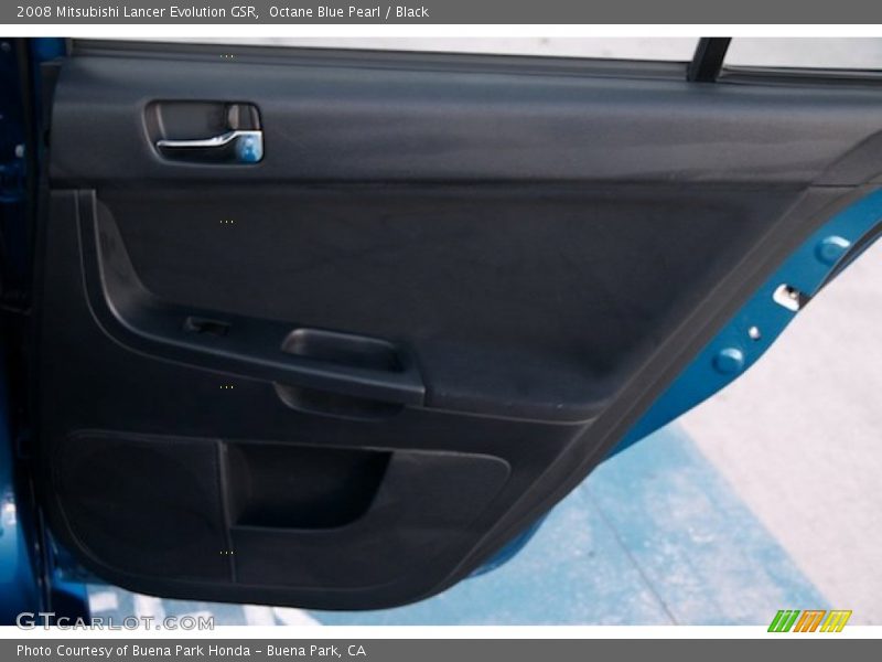 Octane Blue Pearl / Black 2008 Mitsubishi Lancer Evolution GSR