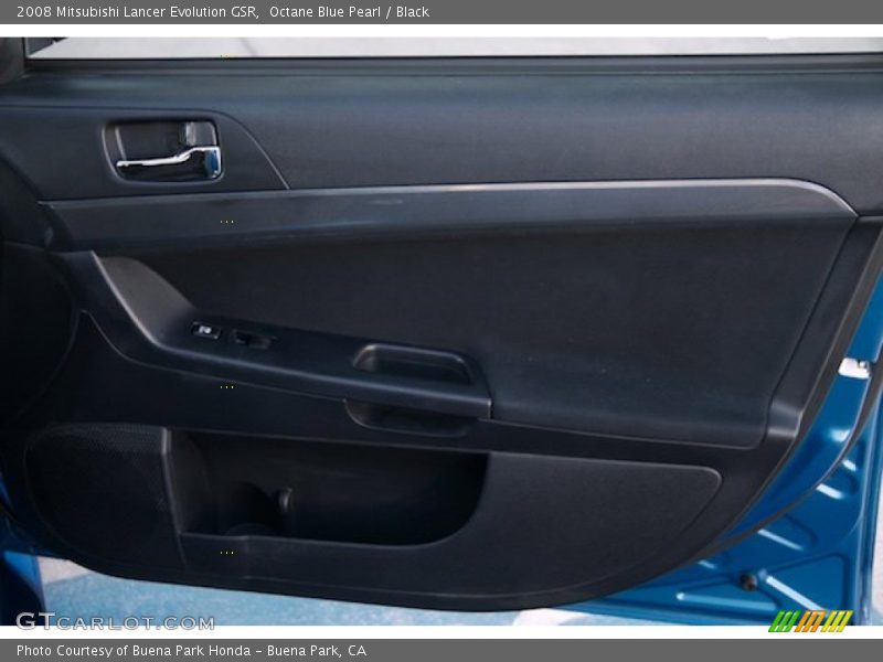 Octane Blue Pearl / Black 2008 Mitsubishi Lancer Evolution GSR