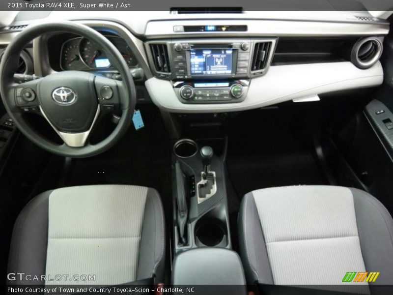 Super White / Ash 2015 Toyota RAV4 XLE