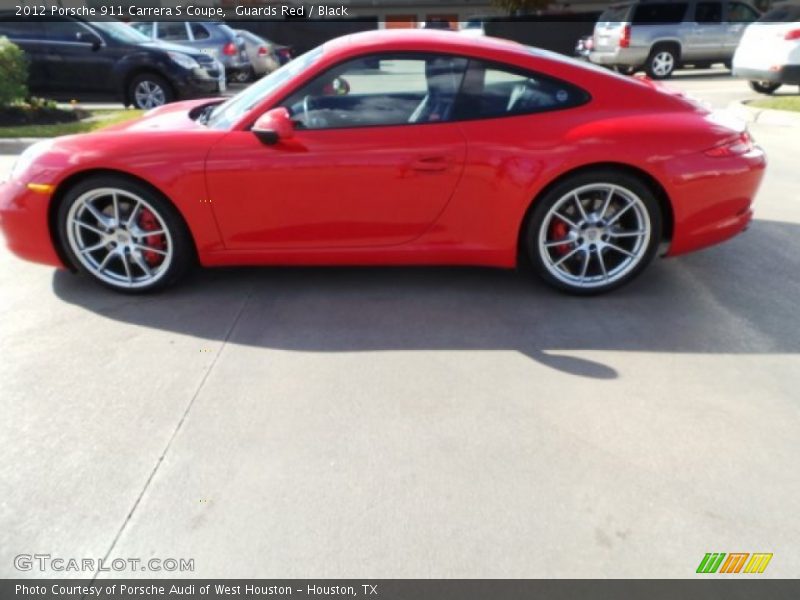 Guards Red / Black 2012 Porsche 911 Carrera S Coupe
