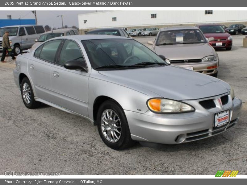 Galaxy Silver Metallic / Dark Pewter 2005 Pontiac Grand Am SE Sedan
