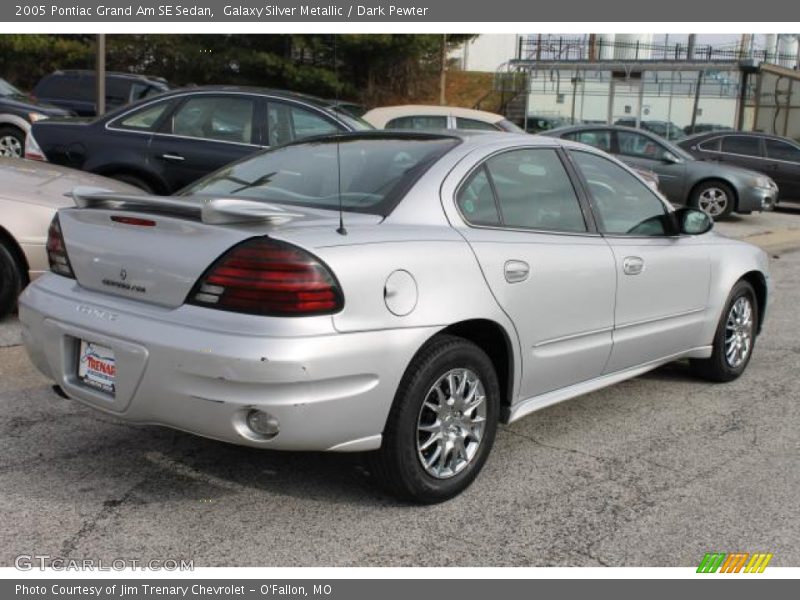 Galaxy Silver Metallic / Dark Pewter 2005 Pontiac Grand Am SE Sedan