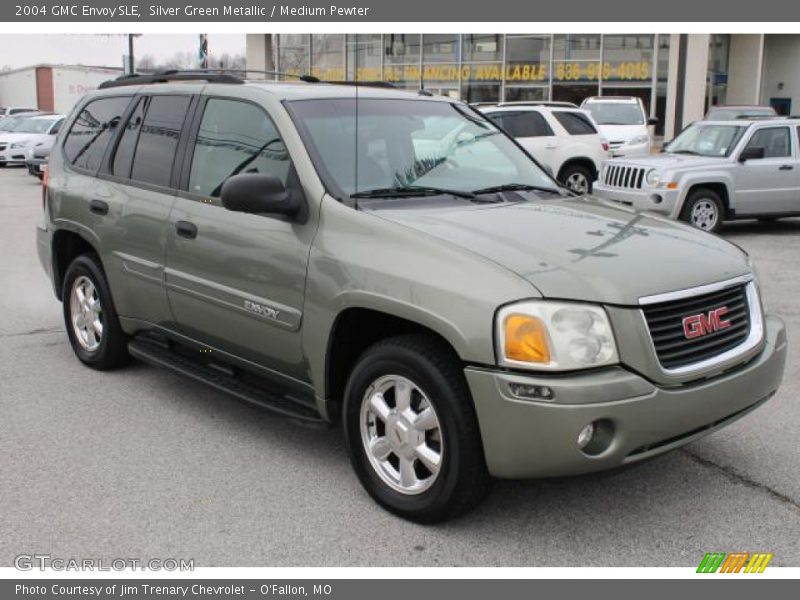 Silver Green Metallic / Medium Pewter 2004 GMC Envoy SLE