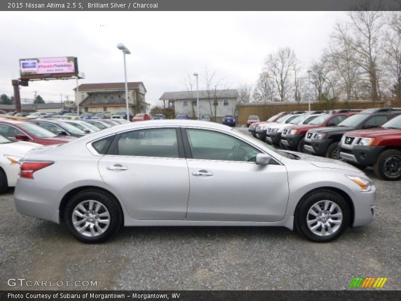 Brilliant Silver / Charcoal 2015 Nissan Altima 2.5 S