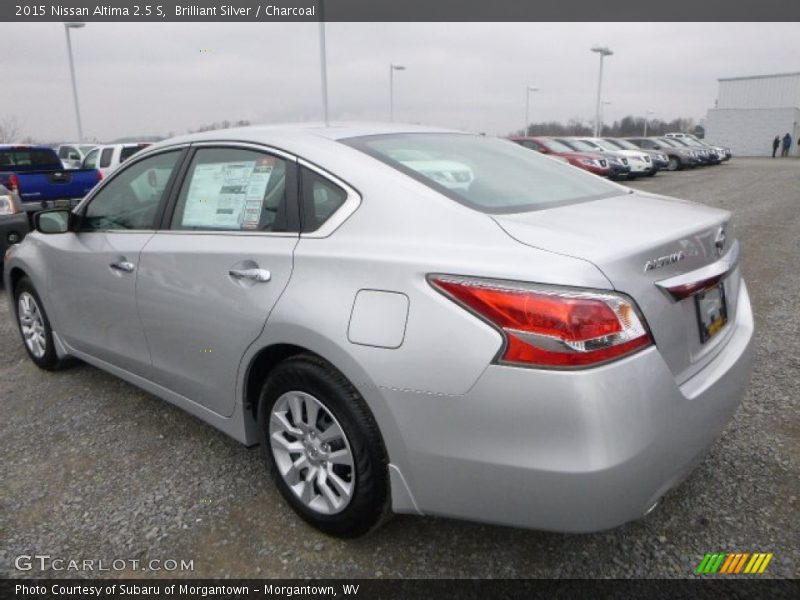 Brilliant Silver / Charcoal 2015 Nissan Altima 2.5 S