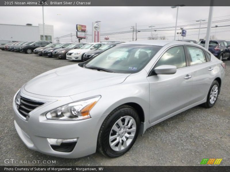 Brilliant Silver / Charcoal 2015 Nissan Altima 2.5 S
