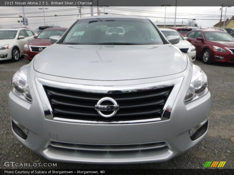 Brilliant Silver / Charcoal 2015 Nissan Altima 2.5 S