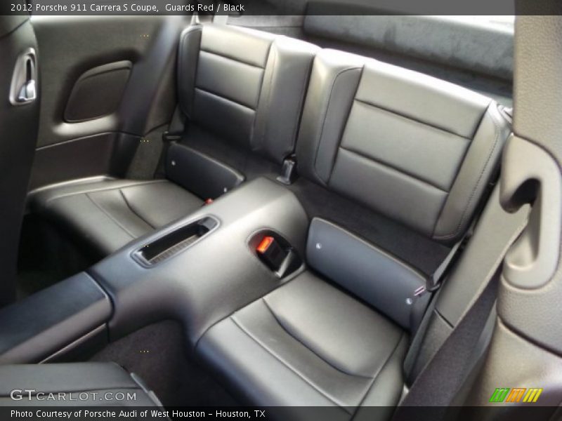 Rear Seat of 2012 911 Carrera S Coupe