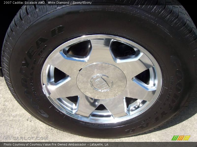 White Diamond / Ebony/Ebony 2007 Cadillac Escalade AWD