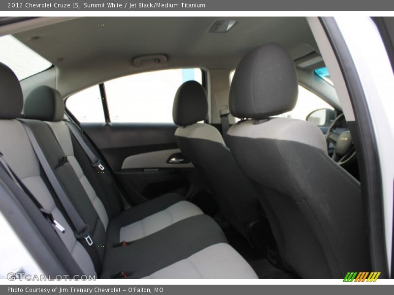 Summit White / Jet Black/Medium Titanium 2012 Chevrolet Cruze LS