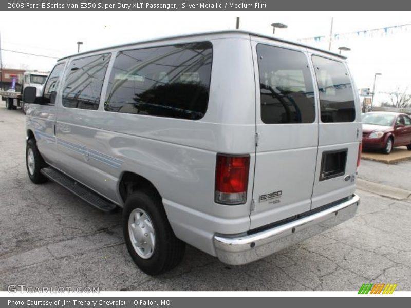 Silver Metallic / Medium Flint 2008 Ford E Series Van E350 Super Duty XLT Passenger