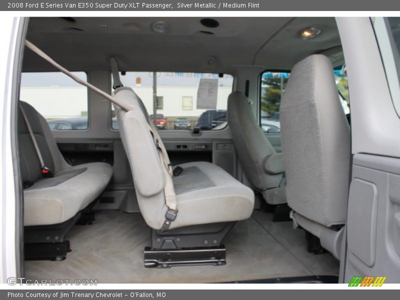 Silver Metallic / Medium Flint 2008 Ford E Series Van E350 Super Duty XLT Passenger