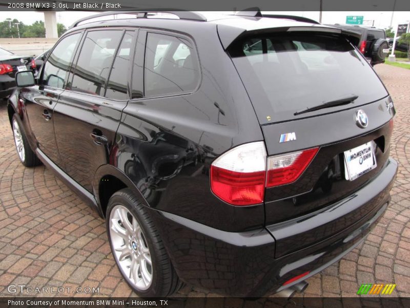 Jet Black / Black 2008 BMW X3 3.0si