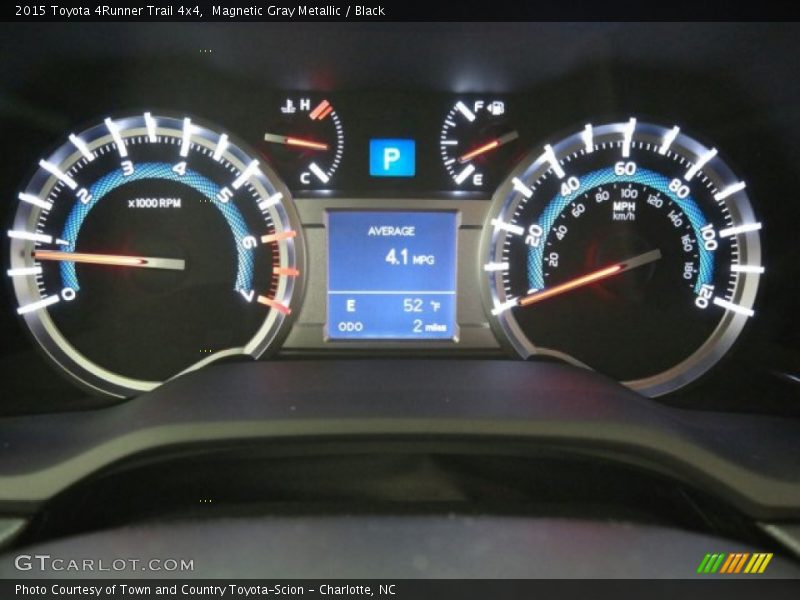 Magnetic Gray Metallic / Black 2015 Toyota 4Runner Trail 4x4