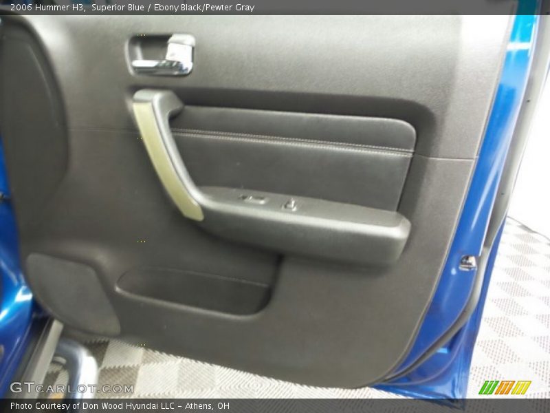 Superior Blue / Ebony Black/Pewter Gray 2006 Hummer H3
