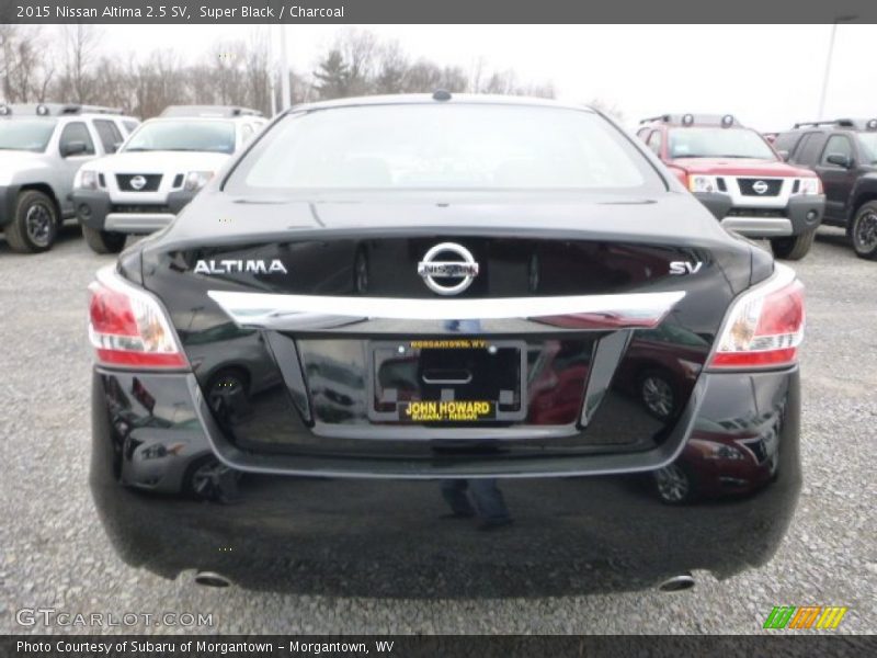 Super Black / Charcoal 2015 Nissan Altima 2.5 SV
