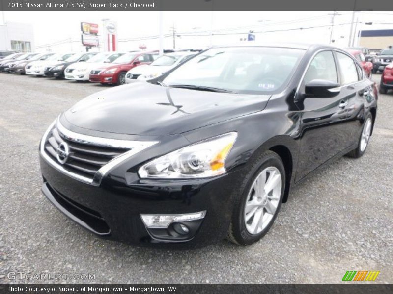 Super Black / Charcoal 2015 Nissan Altima 2.5 SV