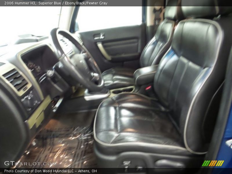 Superior Blue / Ebony Black/Pewter Gray 2006 Hummer H3