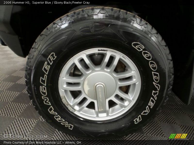 Superior Blue / Ebony Black/Pewter Gray 2006 Hummer H3