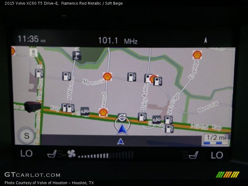 Flamenco Red Metallic / Soft Beige 2015 Volvo XC60 T5 Drive-E