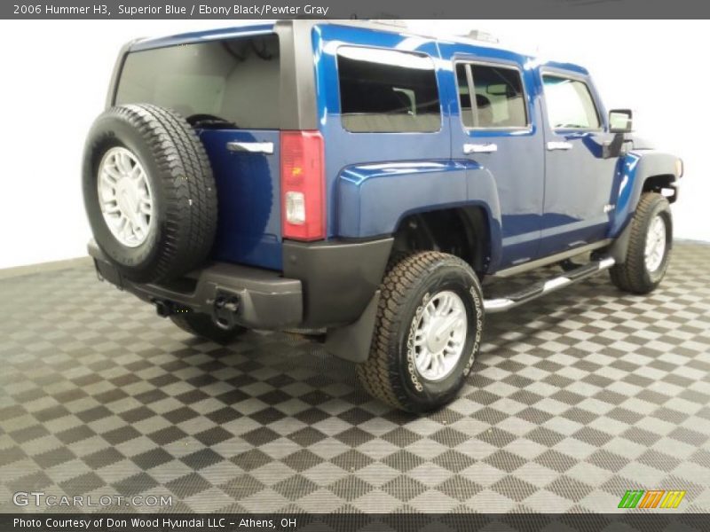 Superior Blue / Ebony Black/Pewter Gray 2006 Hummer H3