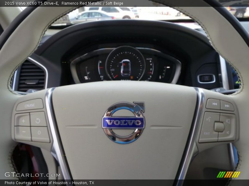 Flamenco Red Metallic / Soft Beige 2015 Volvo XC60 T5 Drive-E
