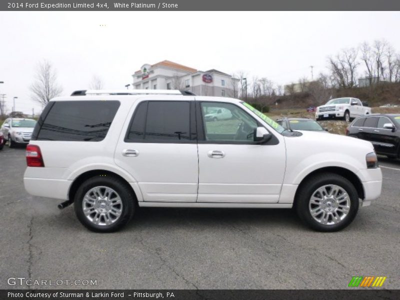 White Platinum / Stone 2014 Ford Expedition Limited 4x4
