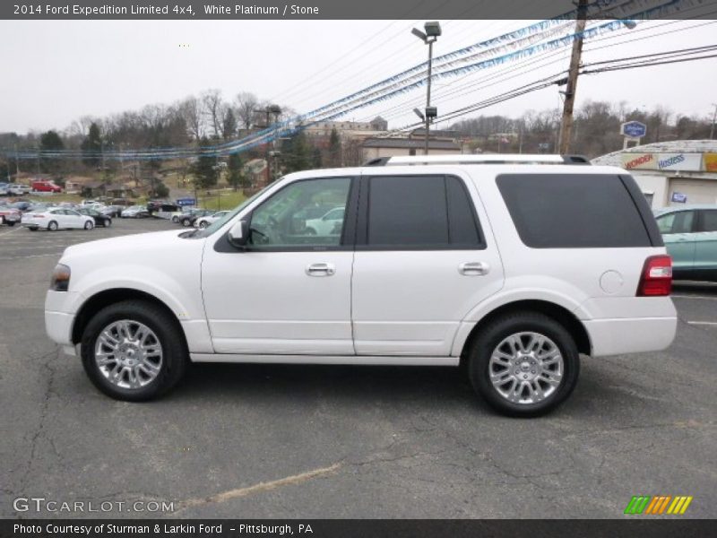 White Platinum / Stone 2014 Ford Expedition Limited 4x4