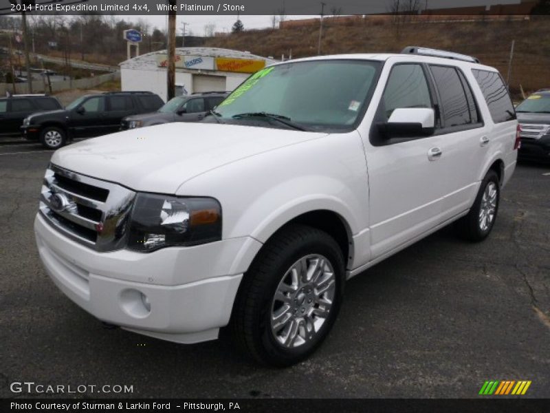 White Platinum / Stone 2014 Ford Expedition Limited 4x4