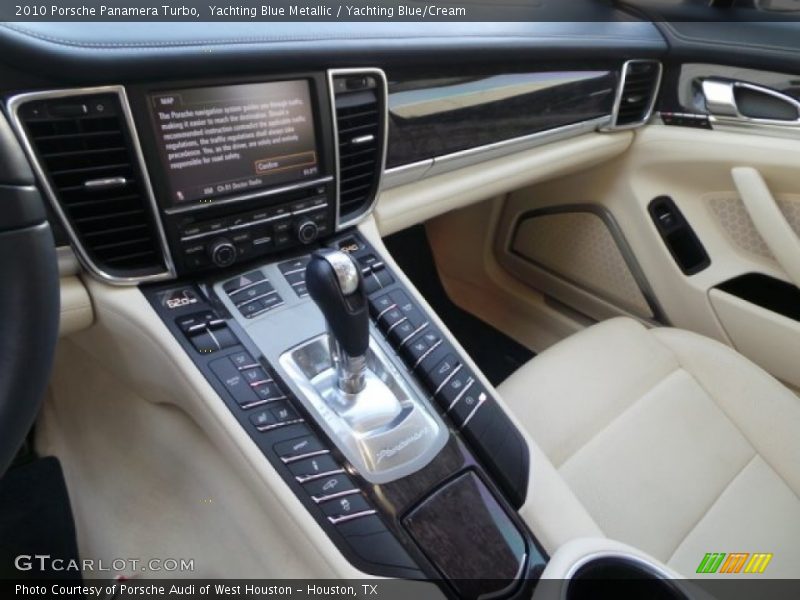 Yachting Blue Metallic / Yachting Blue/Cream 2010 Porsche Panamera Turbo