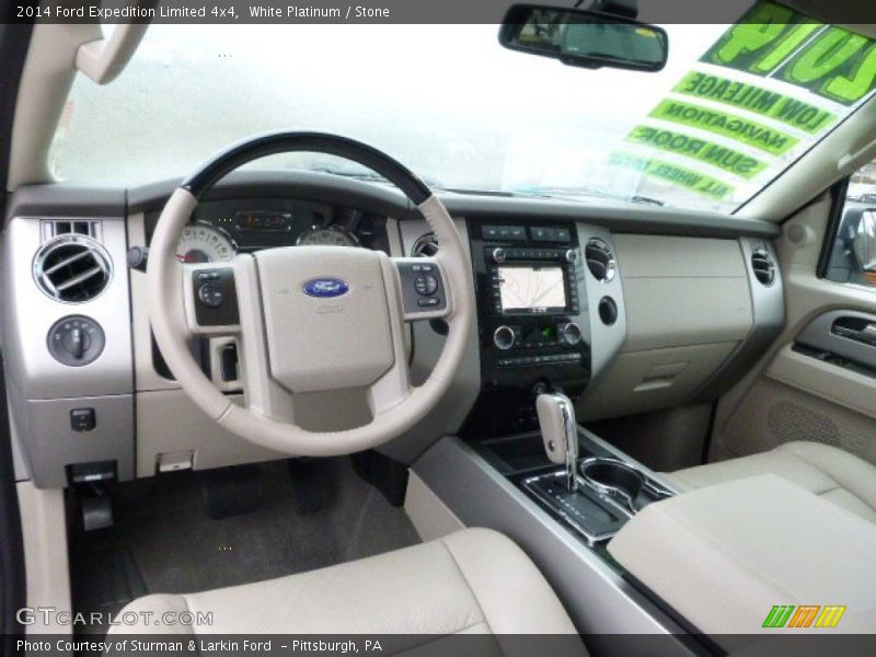 White Platinum / Stone 2014 Ford Expedition Limited 4x4