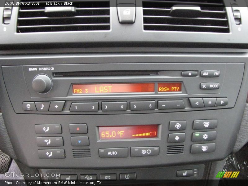 Jet Black / Black 2008 BMW X3 3.0si