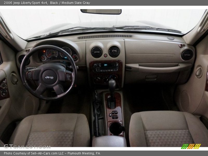 Black / Medium Slate Gray 2006 Jeep Liberty Sport 4x4