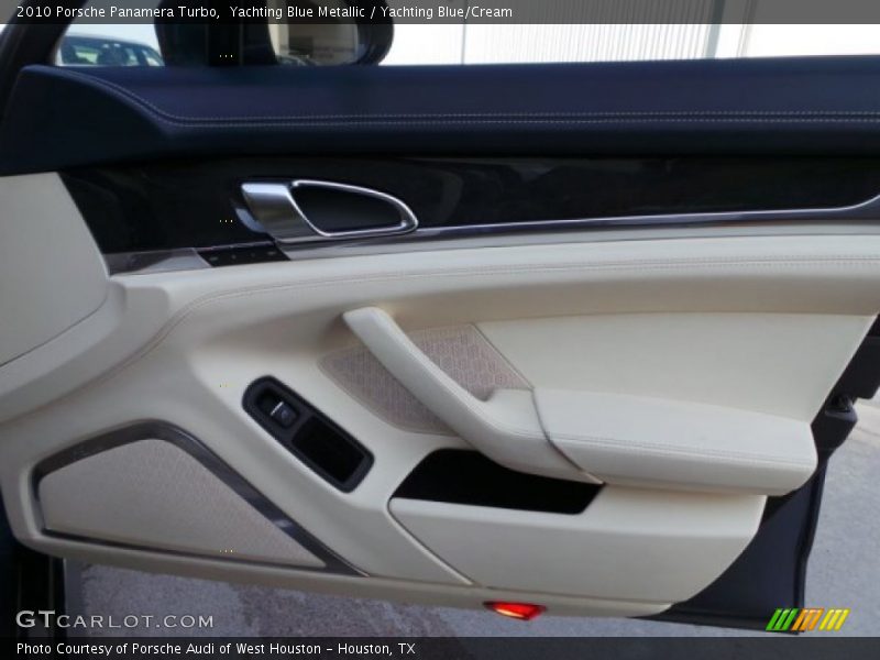 Yachting Blue Metallic / Yachting Blue/Cream 2010 Porsche Panamera Turbo