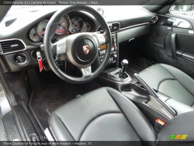 Black Interior - 2009 911 Carrera 4S Coupe 
