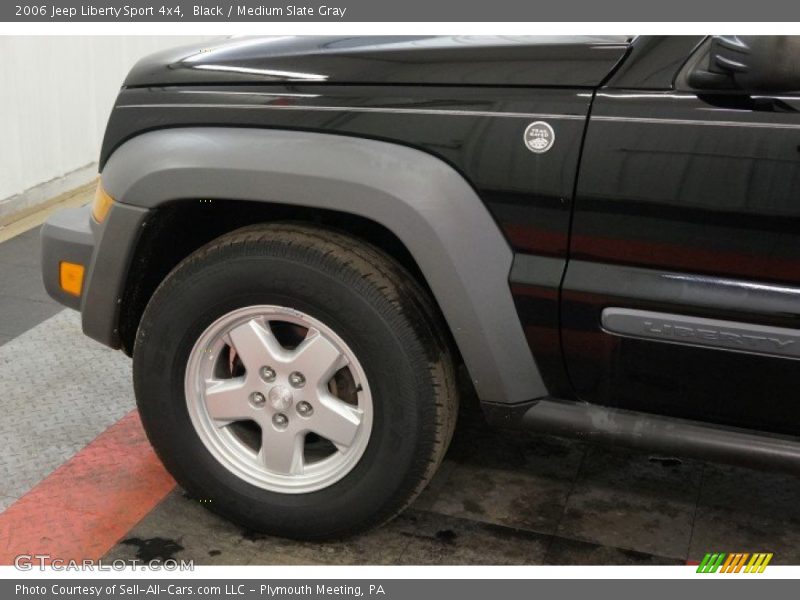 Black / Medium Slate Gray 2006 Jeep Liberty Sport 4x4