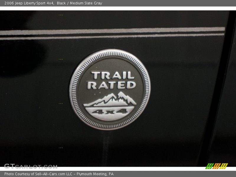 Black / Medium Slate Gray 2006 Jeep Liberty Sport 4x4