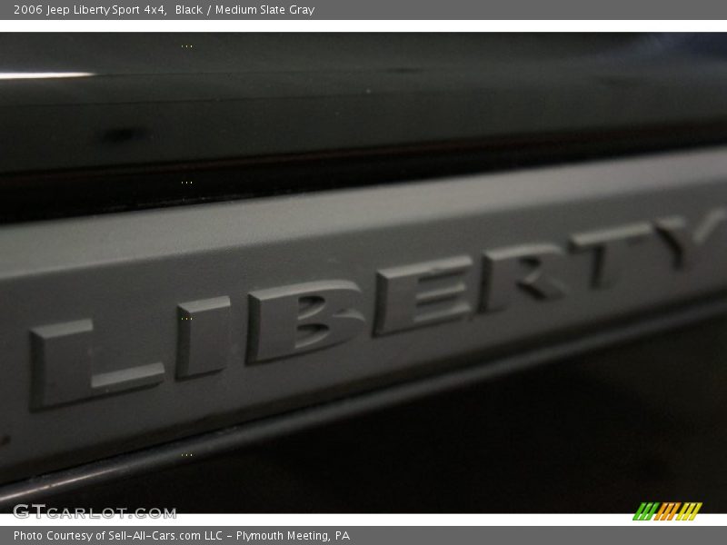 Black / Medium Slate Gray 2006 Jeep Liberty Sport 4x4