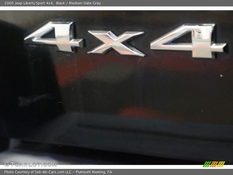 Black / Medium Slate Gray 2006 Jeep Liberty Sport 4x4