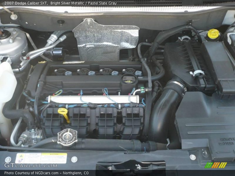 Bright Silver Metallic / Pastel Slate Gray 2007 Dodge Caliber SXT