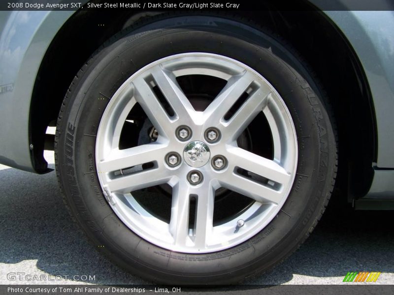 Silver Steel Metallic / Dark Slate Gray/Light Slate Gray 2008 Dodge Avenger SXT