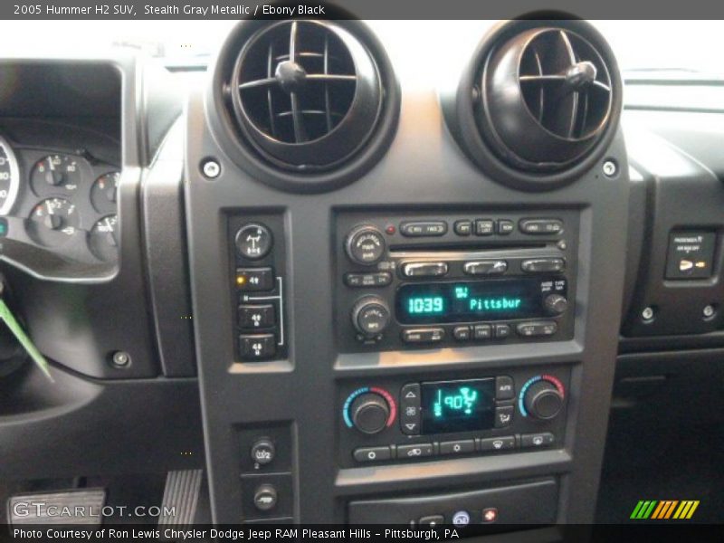 Stealth Gray Metallic / Ebony Black 2005 Hummer H2 SUV