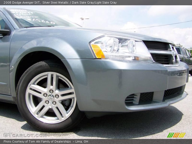 Silver Steel Metallic / Dark Slate Gray/Light Slate Gray 2008 Dodge Avenger SXT
