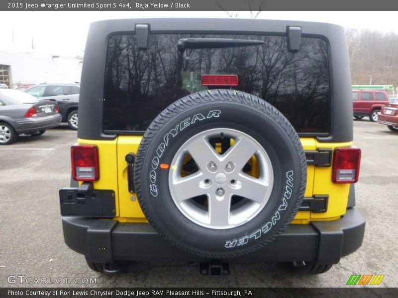 Baja Yellow / Black 2015 Jeep Wrangler Unlimited Sport S 4x4