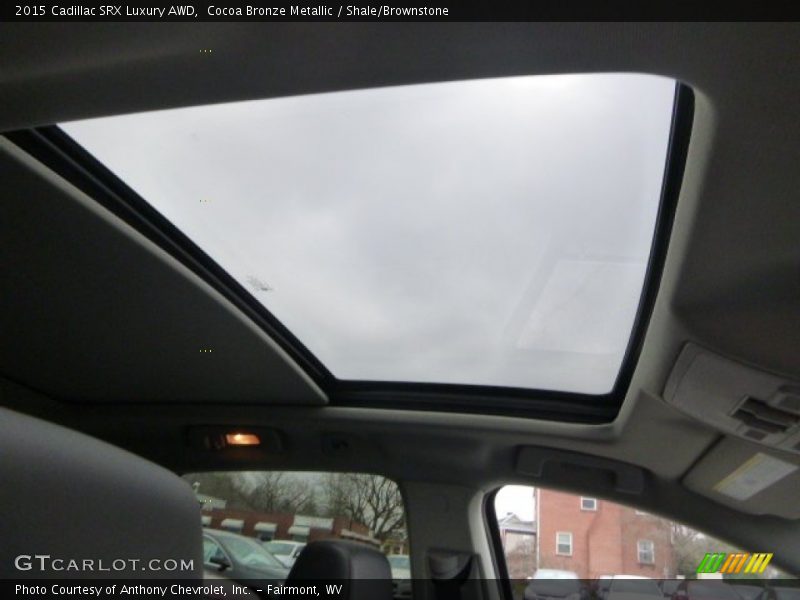 Cocoa Bronze Metallic / Shale/Brownstone 2015 Cadillac SRX Luxury AWD