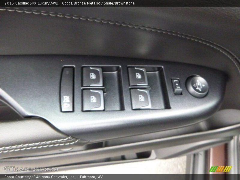 Cocoa Bronze Metallic / Shale/Brownstone 2015 Cadillac SRX Luxury AWD