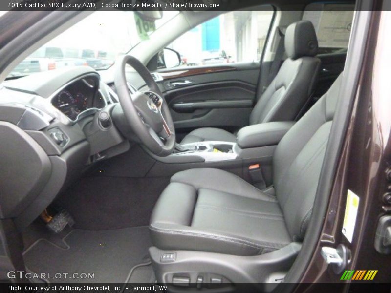 Cocoa Bronze Metallic / Shale/Brownstone 2015 Cadillac SRX Luxury AWD