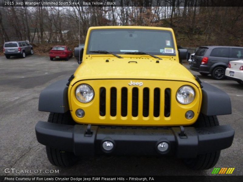 Baja Yellow / Black 2015 Jeep Wrangler Unlimited Sport S 4x4