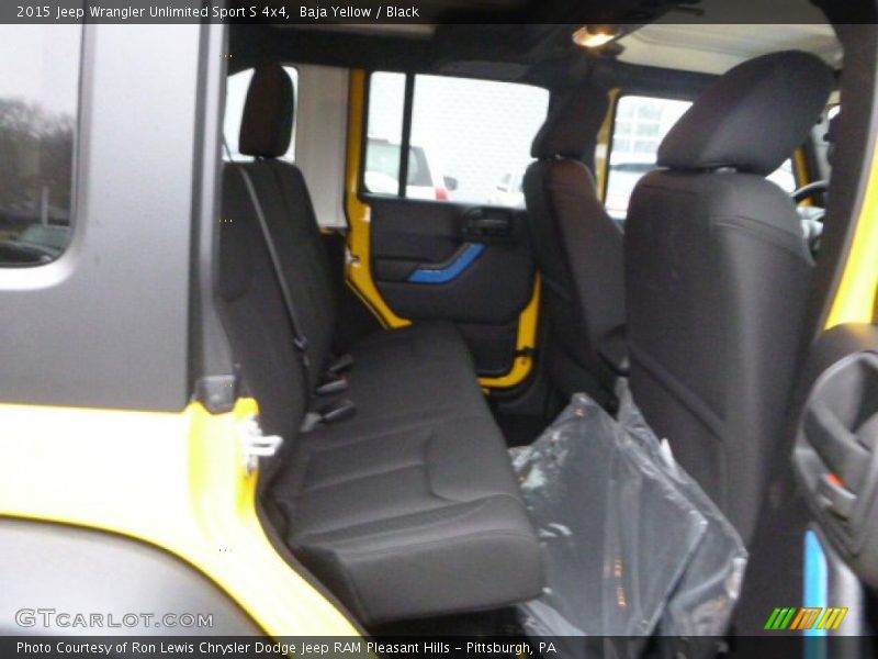 Baja Yellow / Black 2015 Jeep Wrangler Unlimited Sport S 4x4